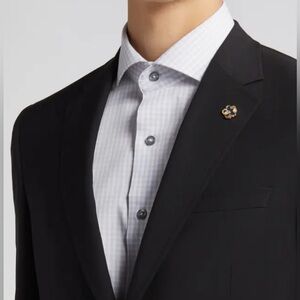 NWT $898 TED BAKER LONDON Jay Trim Fit Solid Wool Jacket only SZ 40 S